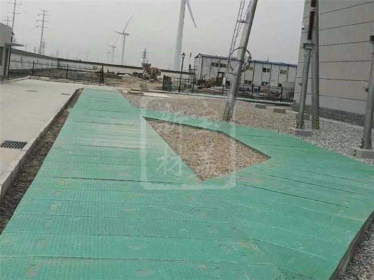 Application of cable trench cover plate